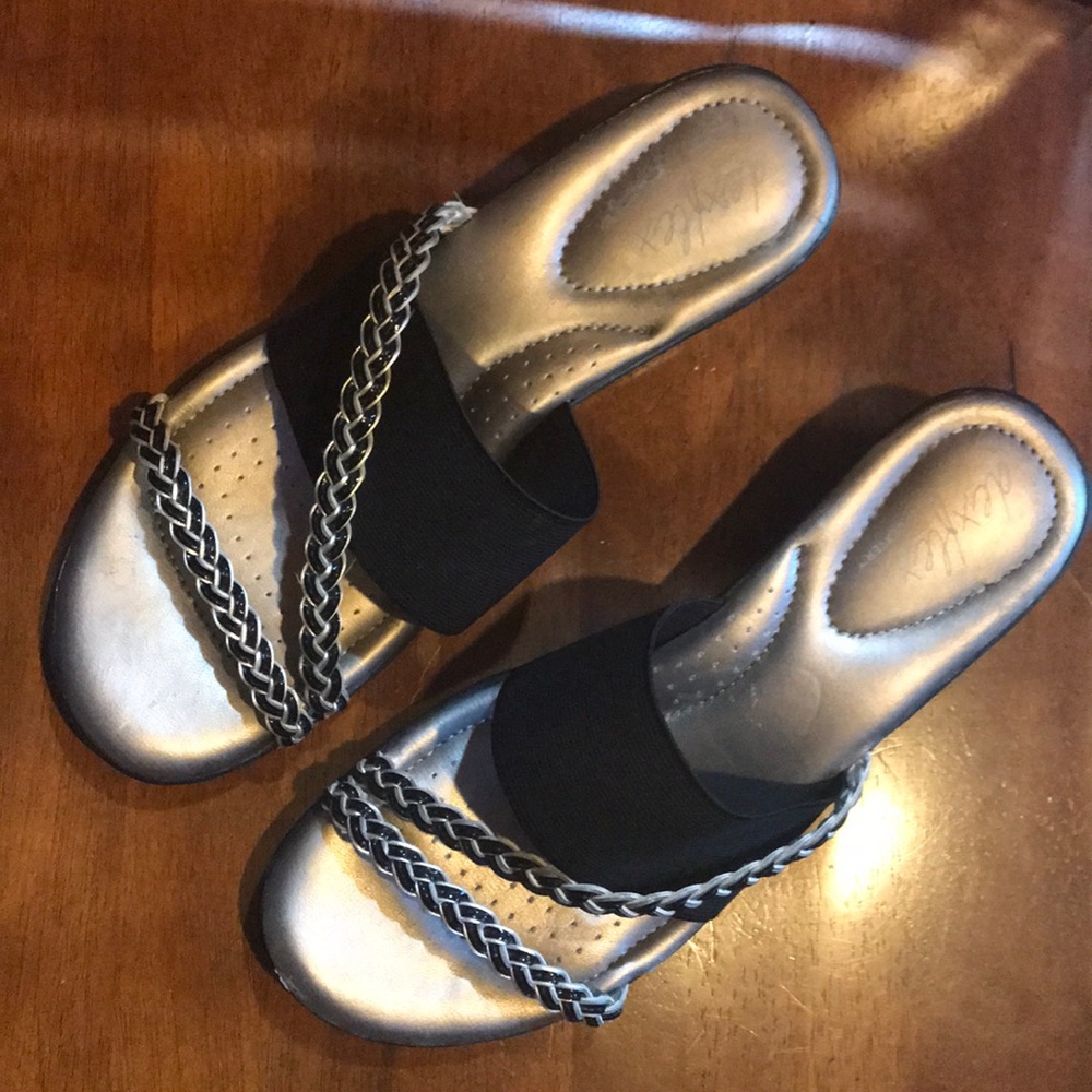 Size 7 dexter slide sandals
